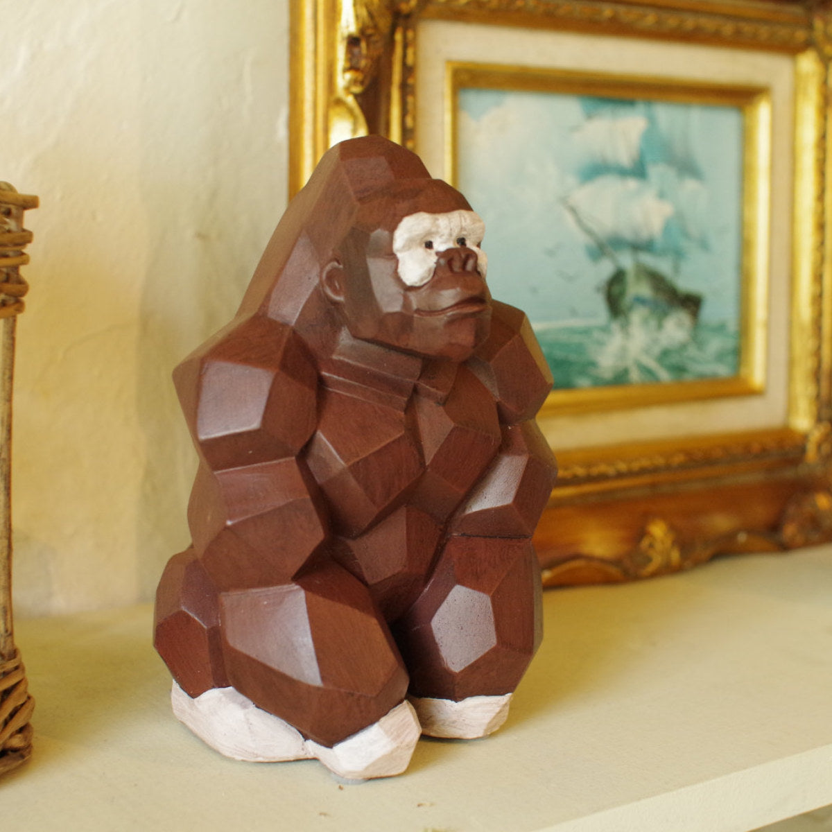 オブジェ スオーラマネーバンク ゴリラ 貯金箱 – ハウジー