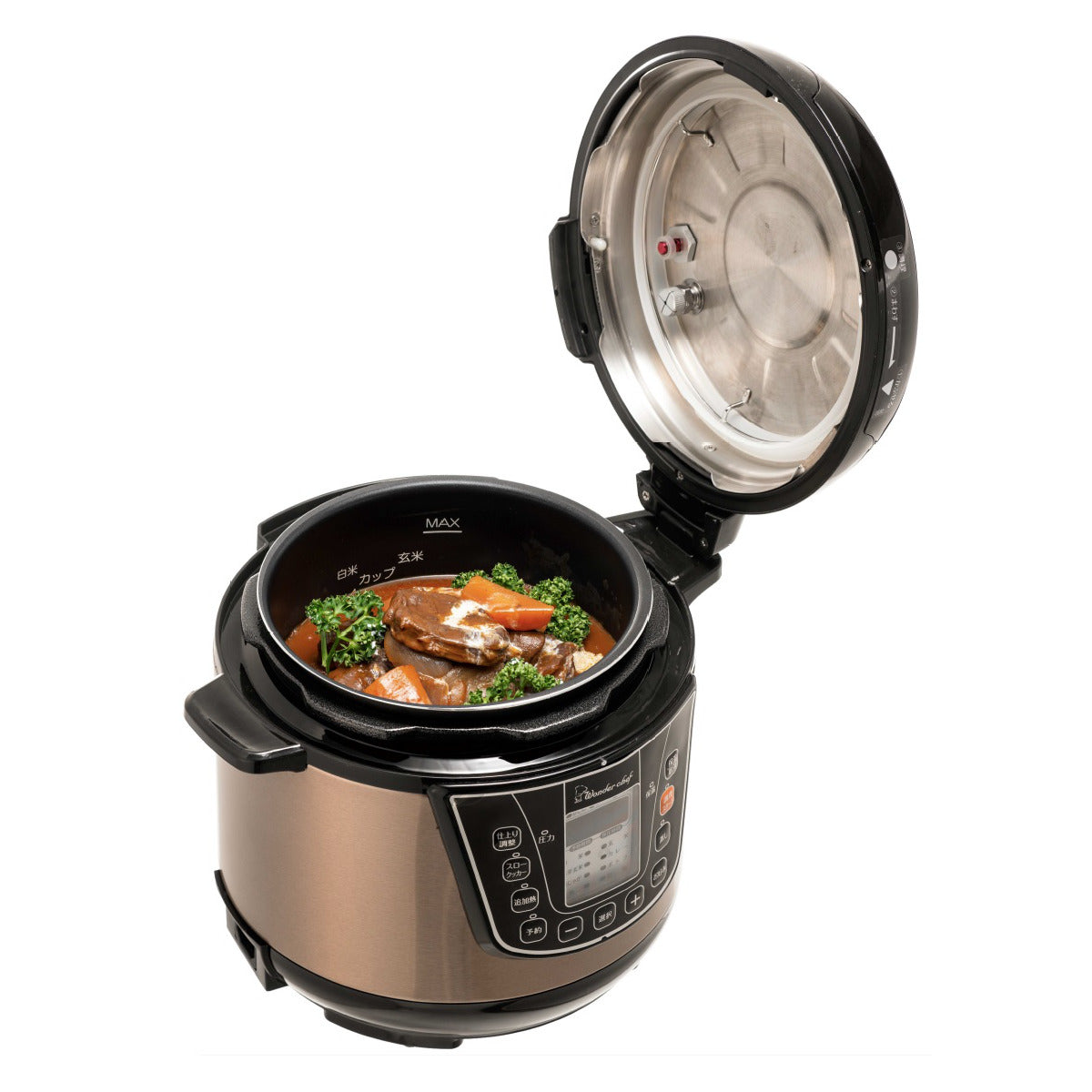 電気圧力鍋 3L スターターセット 楽ポン マイコン電気圧力鍋 ワンダー
