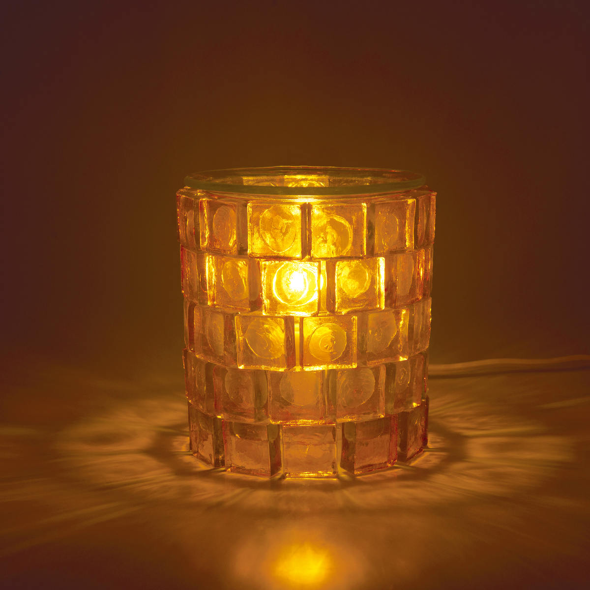 オールドバカラ　アロマランプ 煌めくオールドバカラ ローザスミュルティプルのオイルランプ 【19世紀