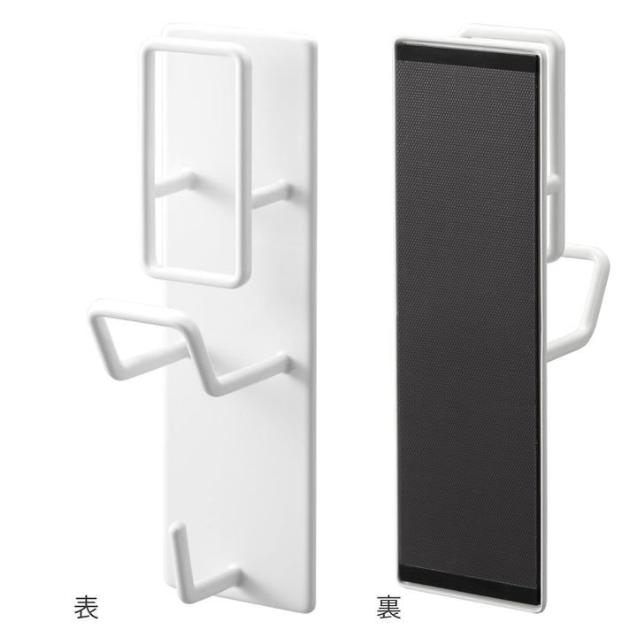 山崎実業towerマグネットバスルーム手おけ＆湯おけホルダータワー