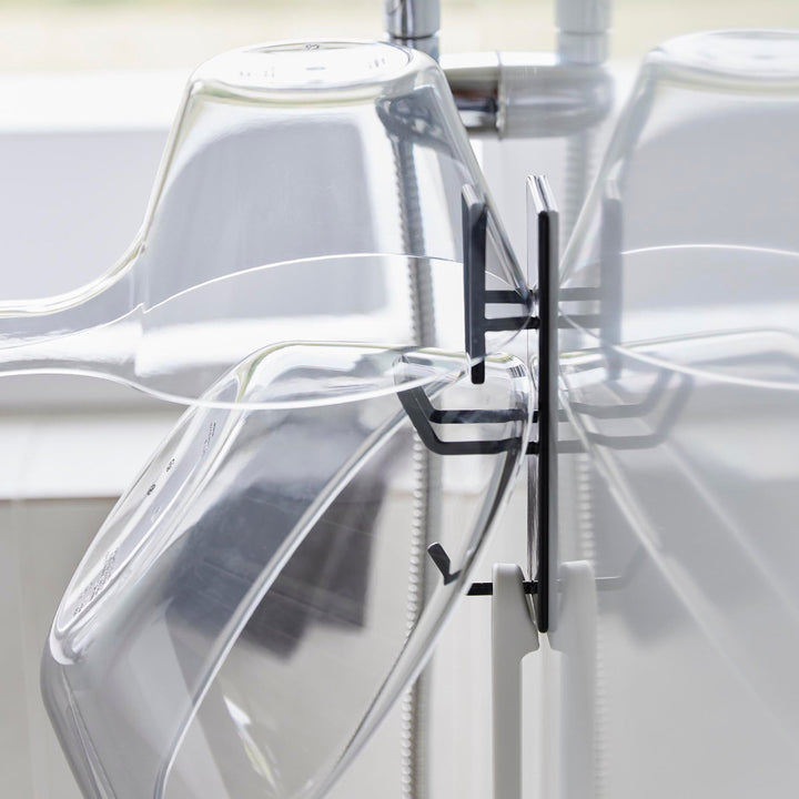 山崎実業towerマグネットバスルーム手おけ＆湯おけホルダータワー