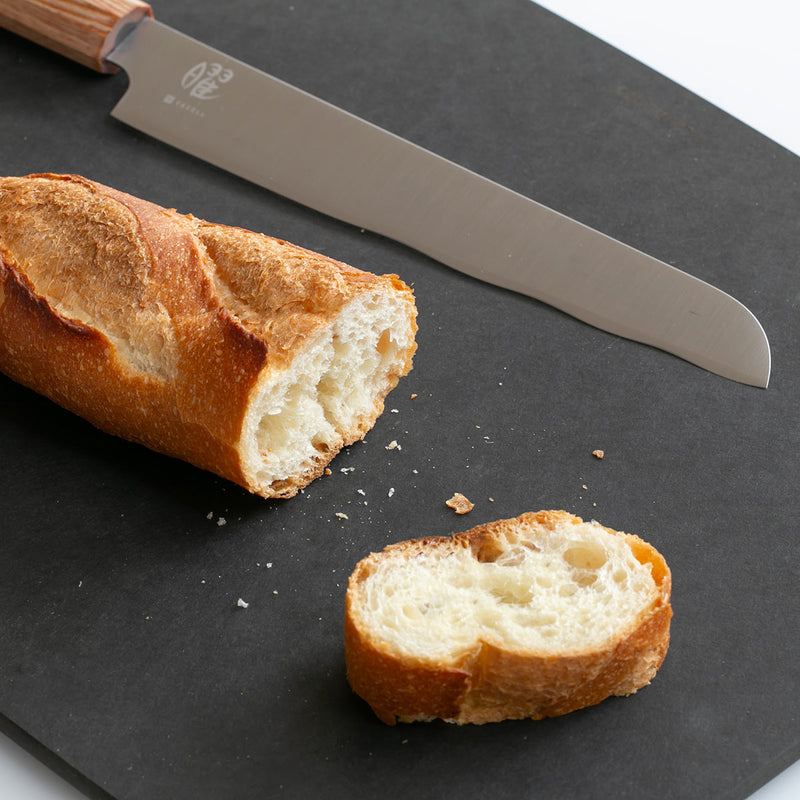 パン切り包丁20cm曜いろは白木日本製うねり刃