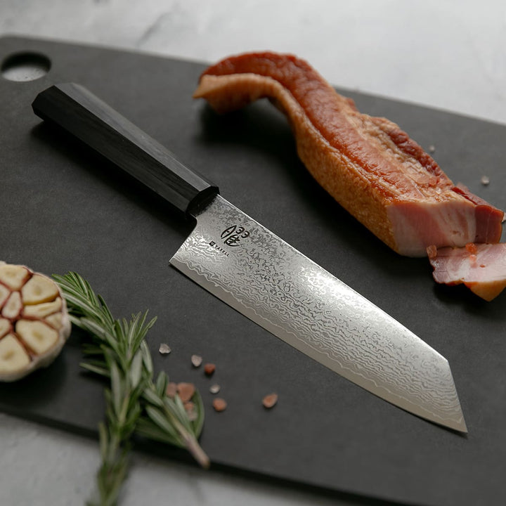 三徳包丁17cm曜たくみダマスカス日本製