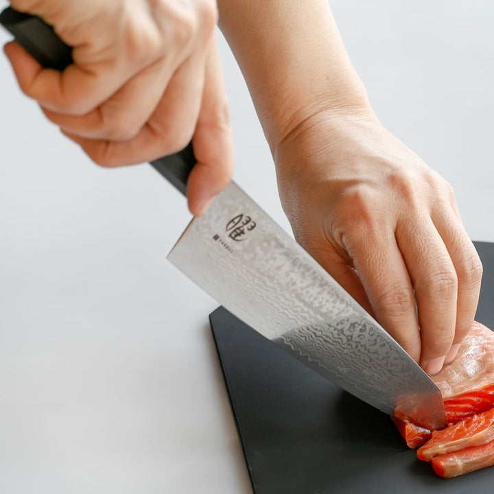 三徳包丁17cm曜たくみダマスカス日本製