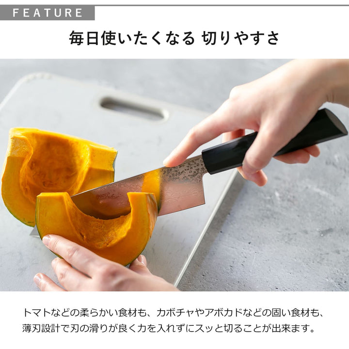 三徳包丁17cm曜たくみダマスカス日本製