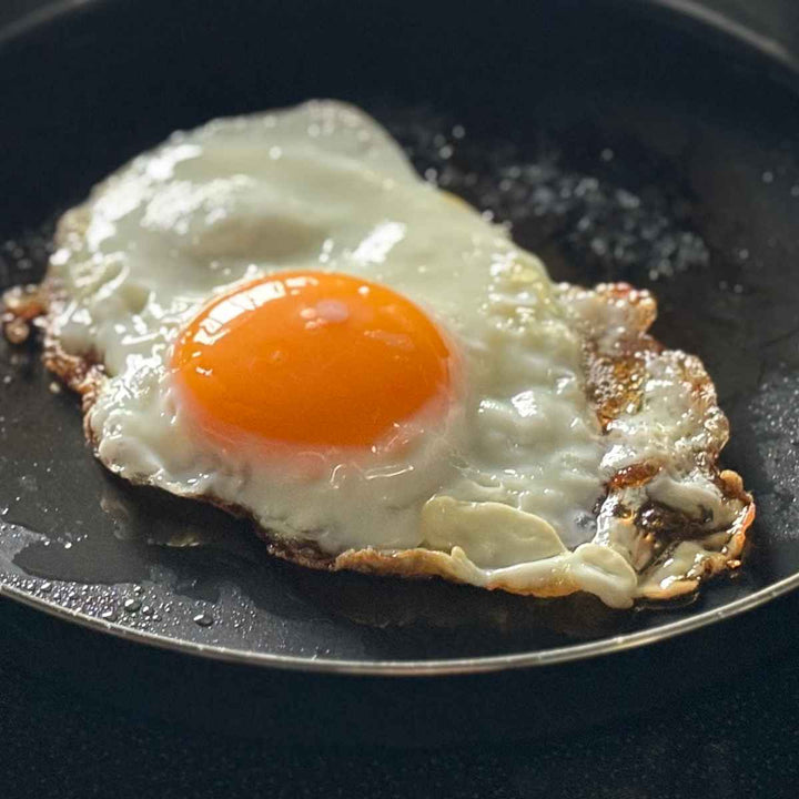 鉄フライパン20cmIH対応ガラス蓋付き目玉焼きがおいしく焼ける鉄のフライパン