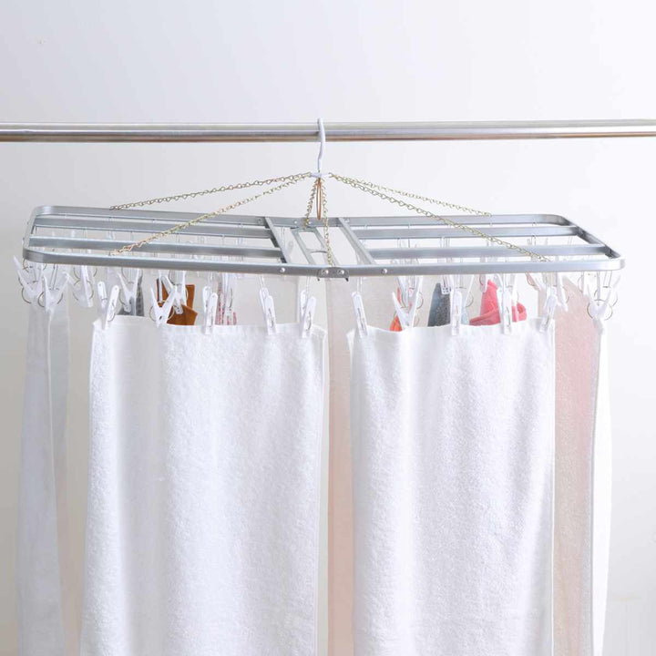 角ハンガー洗濯ハンガースチール製46ピンチ