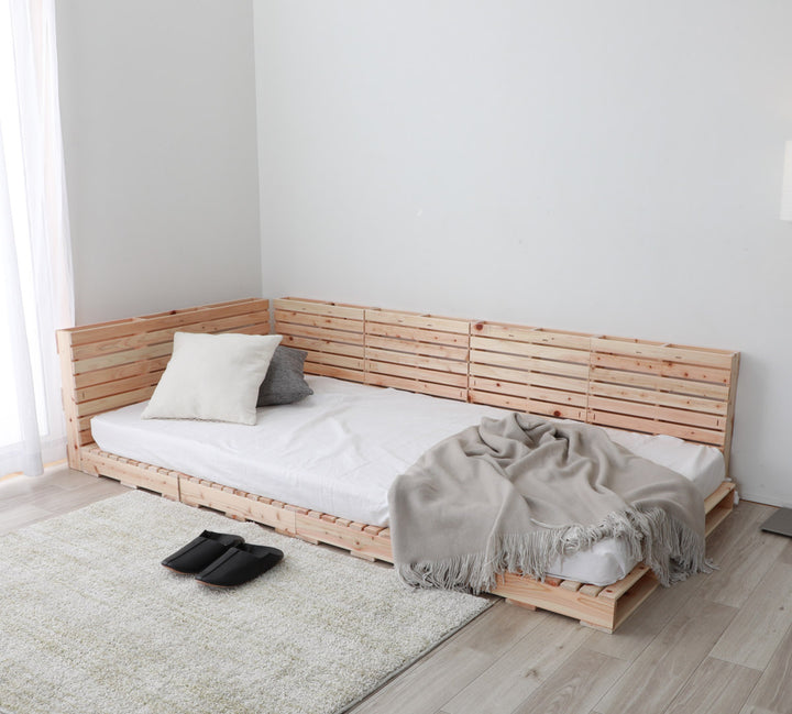 繊細すのこパレットベッドハーフパレット4枚入り国産ひのきすのこ日本製