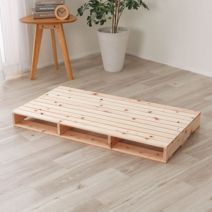 繊細すのこパレットベッドシングルパレット単品1枚国産ひのきすのこ日本製