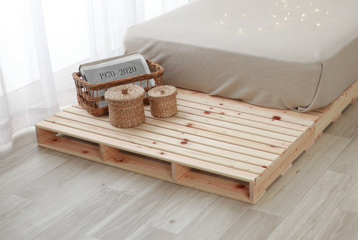 繊細すのこパレットベッドシングルパレット単品1枚国産ひのきすのこ日本製