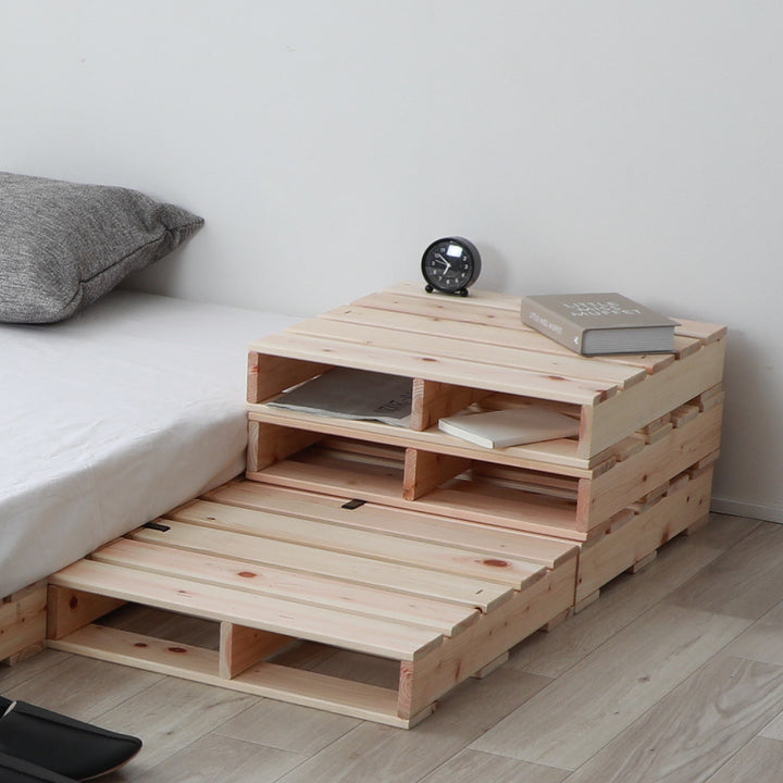 繊細すのこパレットベッドハーフパレット単品1枚国産ひのきすのこ日本製