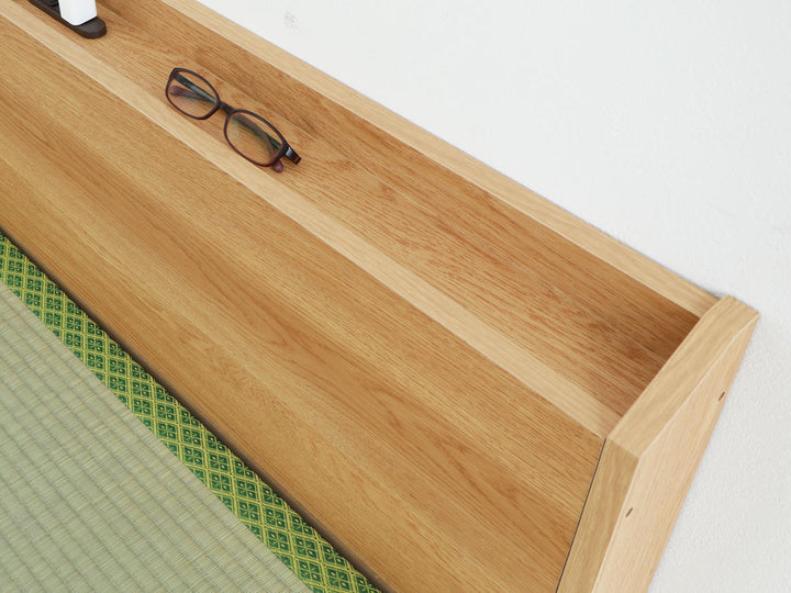 畳ベッドシングル宮棚2口コンセント付床下収納簡単組立日本製