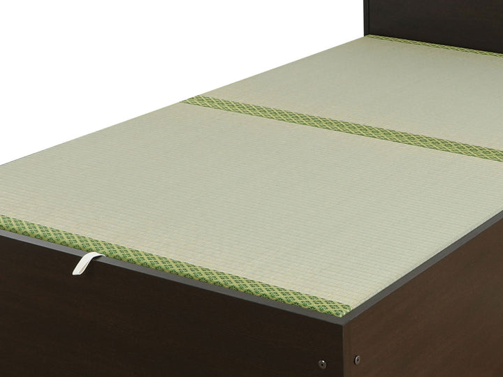 畳ベッドシングル宮棚2口コンセント付床下収納簡単組立日本製