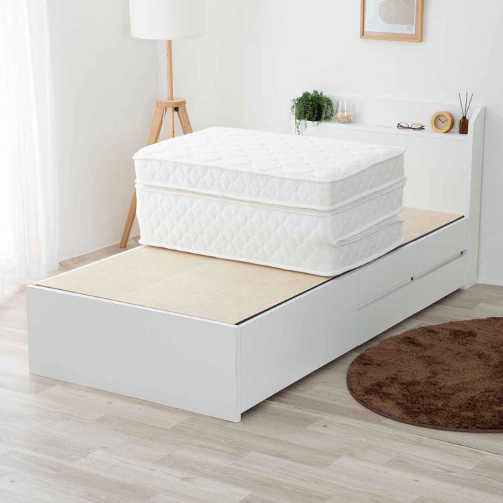 三つ折りマットレスシングルポケットコイル両面仕様