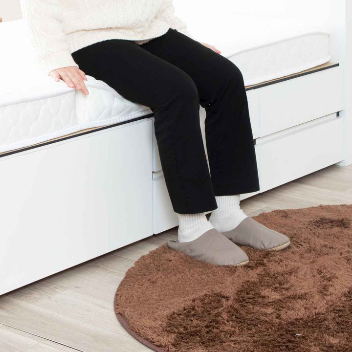 三つ折りマットレスダブルポケットコイル両面仕様