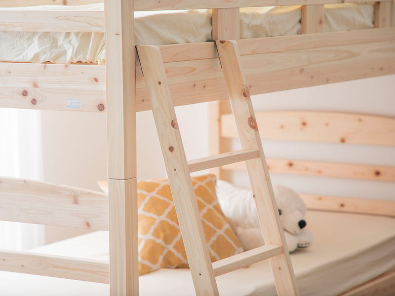 2段ベッド国産ひのき組み替え可能シングル～キングすのこ天然木日本製