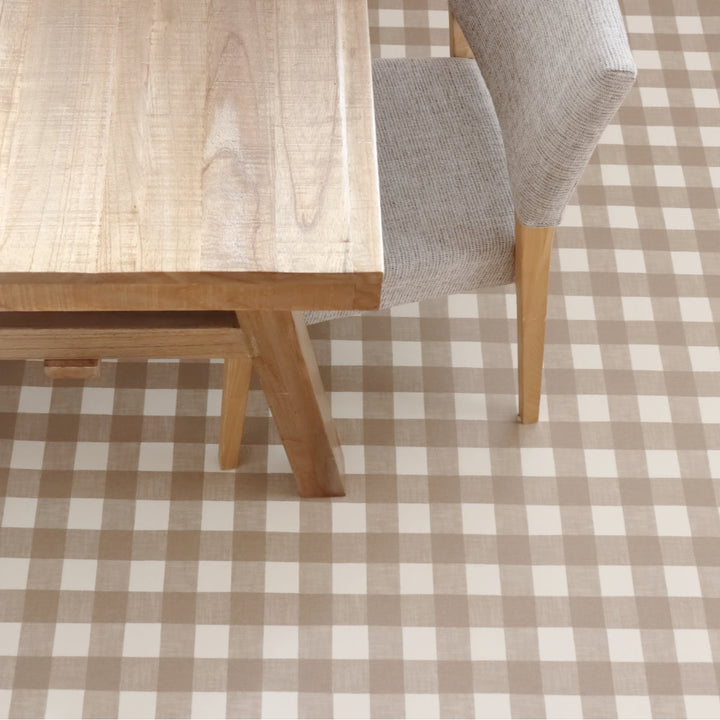 ラグダイニングラグ182×230cmブロックチェックチドリス防炎加工撥水加工