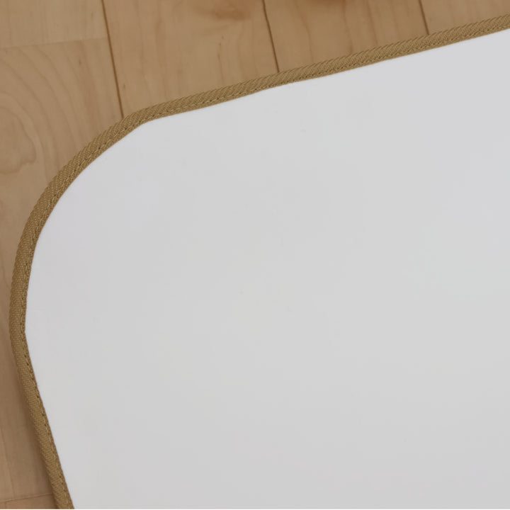 ラグダイニングラグ182×300cmブロックチェックチドリス防炎加工撥水加工