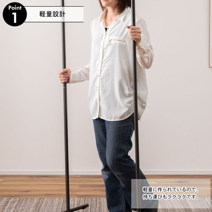 ハンガーラックスリム頑丈幅60cm収納幅61×奥行36×高さ162cm