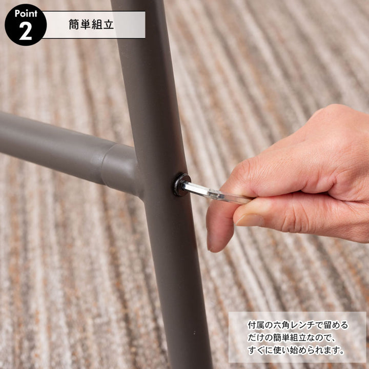 ハンガーラックスリム頑丈幅60cm収納幅61×奥行36×高さ162cm