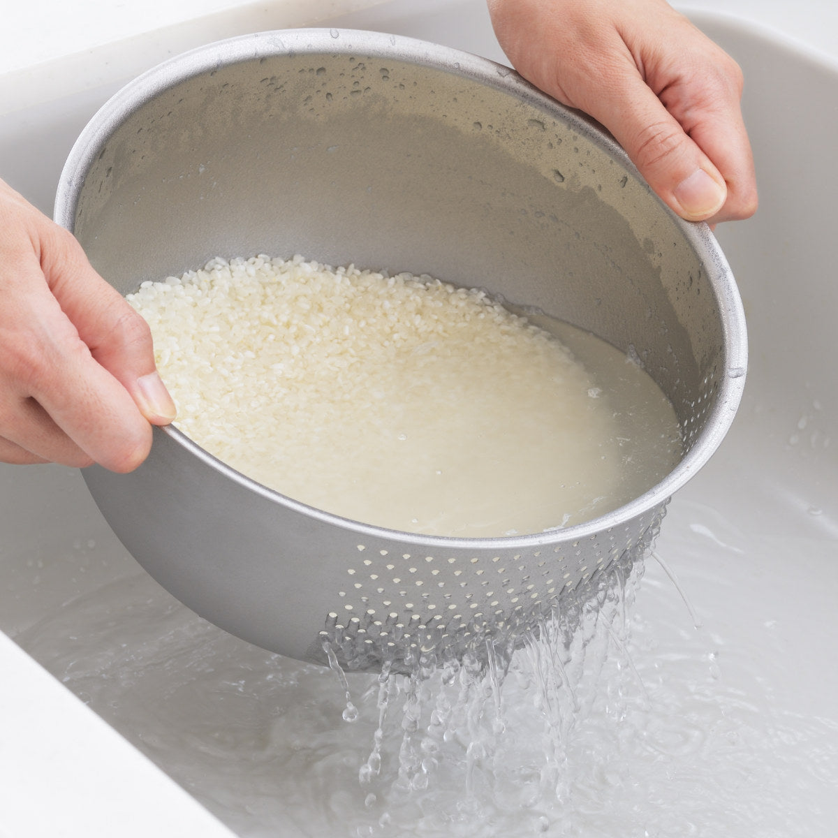 米研ぎボウル 21cm ステンレス製 生活のかたち 日本製 洗米