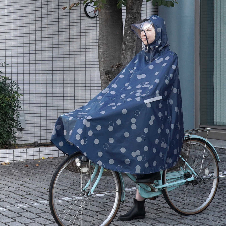 レインコートサイクルコートアマオト自転車フリーサイズ