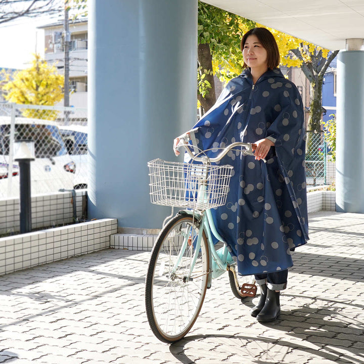 レインコートサイクルコートアマオト自転車フリーサイズ