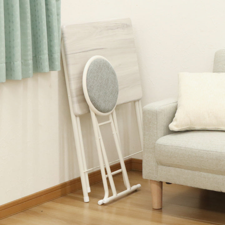 折りたたみチェアテーブルセット座面高47cm