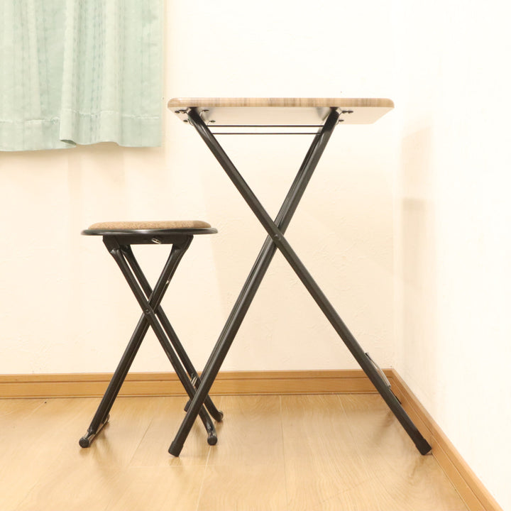 折りたたみチェアテーブルセット座面高47cm