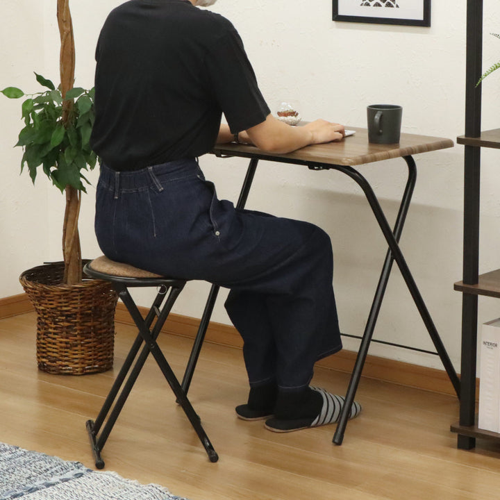 折りたたみチェアテーブルセット座面高47cm