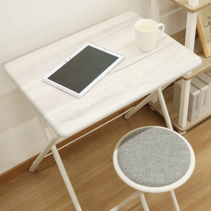 折りたたみチェアテーブルセット座面高47cm