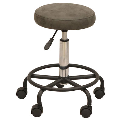 キャスター付きチェア 背なし 昇降式 回転式 座面高51.4～67.4cm