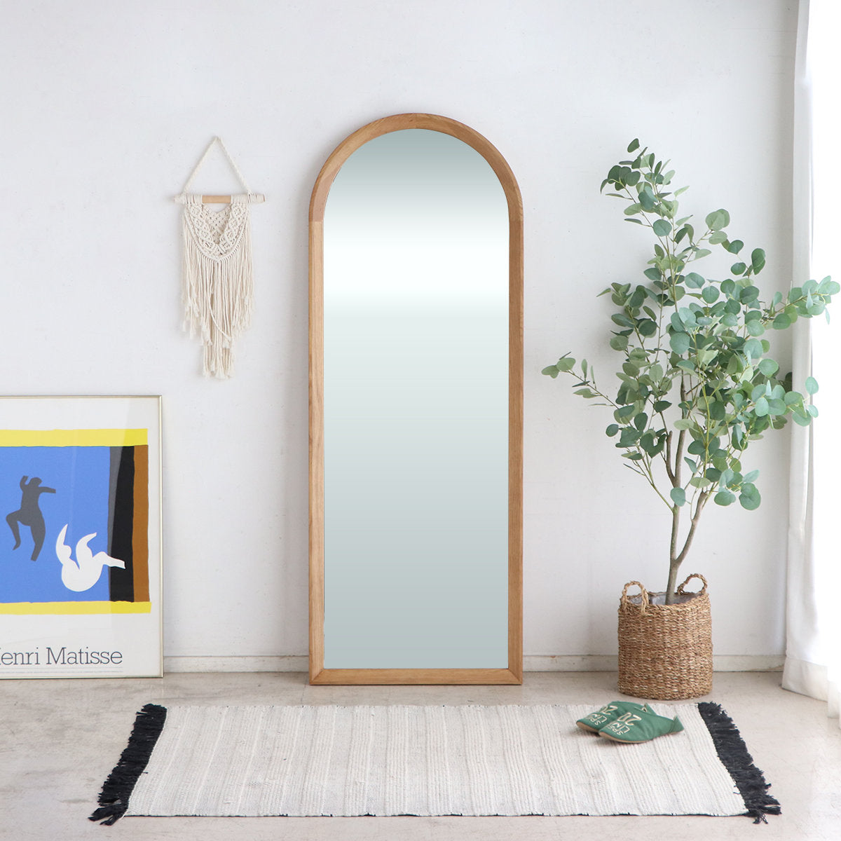 スタンドミラー アーチ型装飾付き スタンドミラー 全身 60×160cm アーチ型 シーナ スタイルミラー – ハウジー