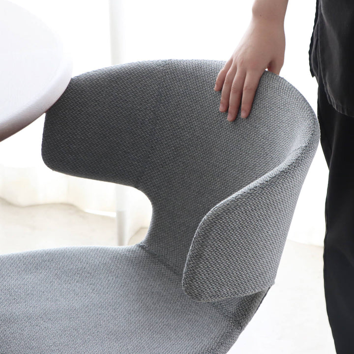 ダイニングチェア座面高44cmレイドラウンドチェア