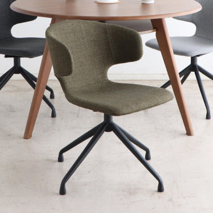 ダイニングチェア座面高44cmレイドラウンドチェア