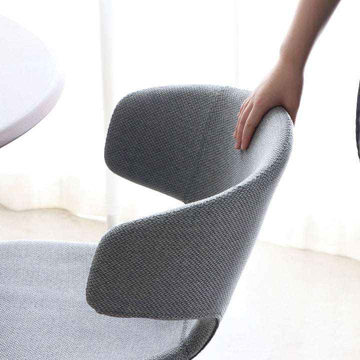 ダイニングチェア座面高44cmレイドラウンドチェア