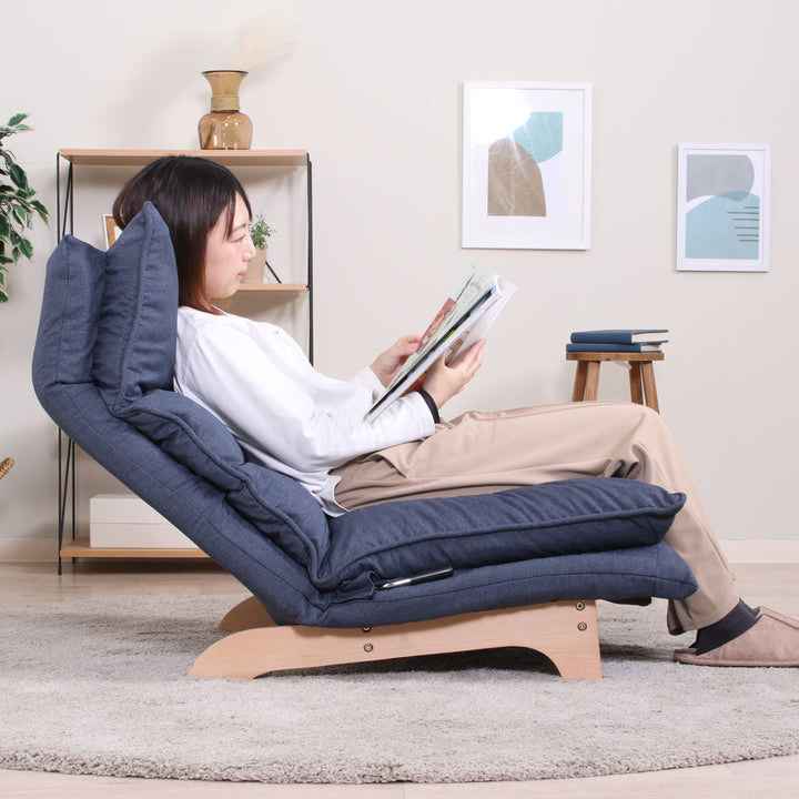 座椅子幅70cmダブルクッションリクライング