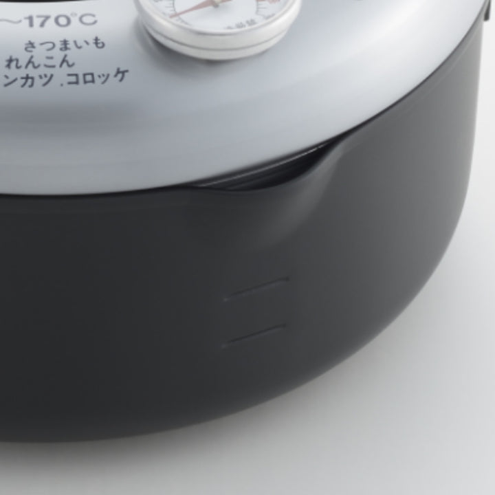 天ぷら鍋20cmIH対応温度計付き鉄製郷技日本製