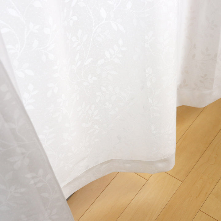 レースカーテン防炎加工100×103～228cm2枚、150×176cm、200×176・228cm1枚ミラー効果