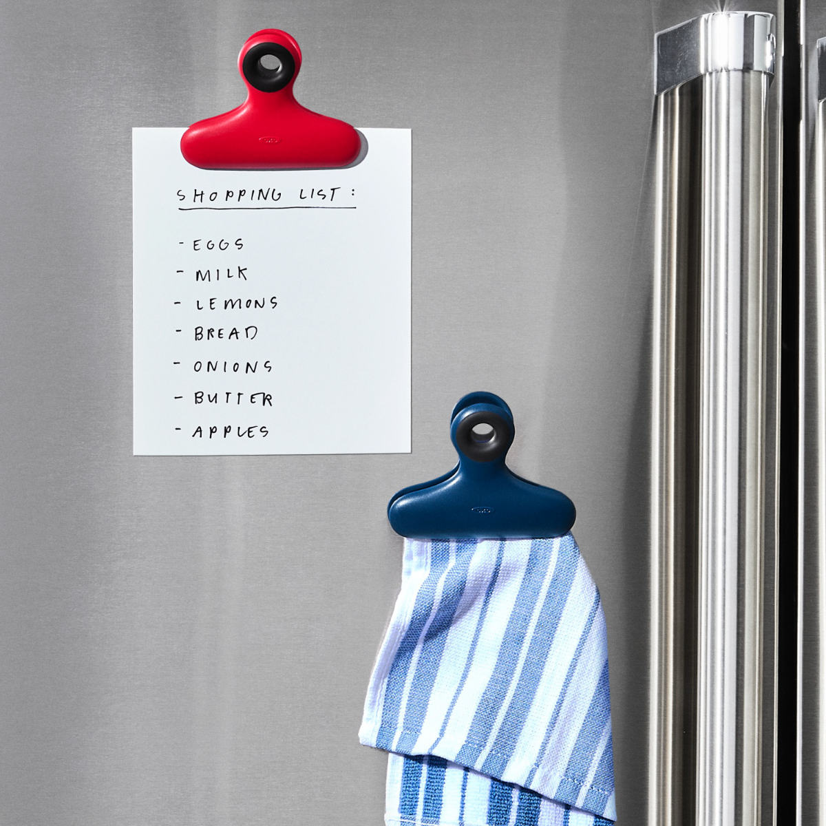 OXO キッチンクリップ グッドグリップス ワイドマグネットクリップ