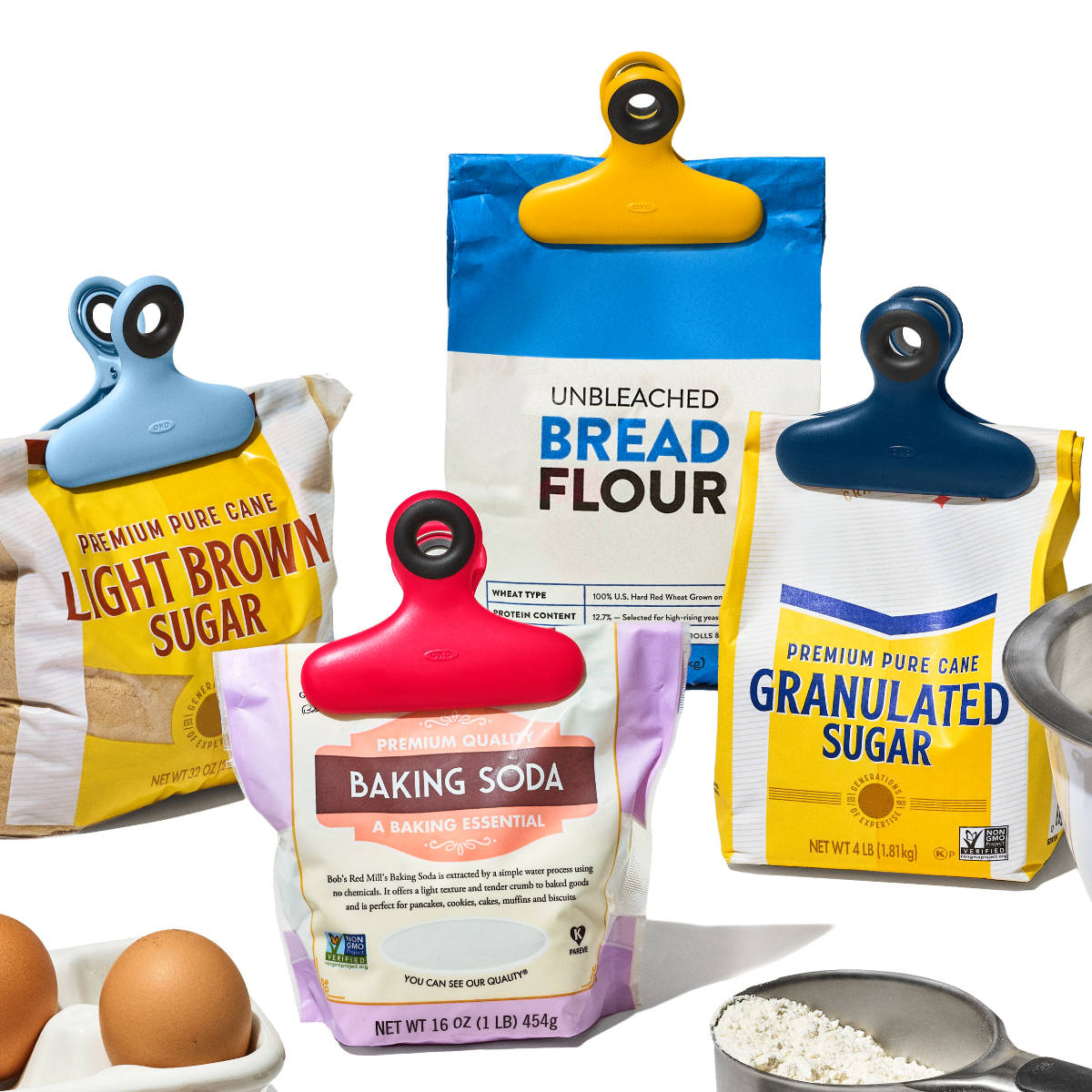 OXO キッチンクリップ グッドグリップス ワイドマグネットクリップ