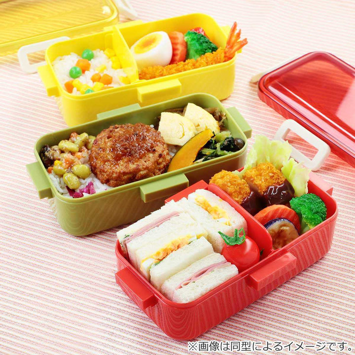 弁当箱1段530ml抗菌ふわっと弁当箱シースルーカラー