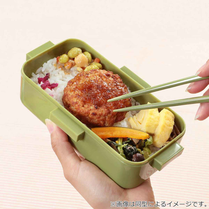 弁当箱1段530ml抗菌ふわっと弁当箱シースルーカラー