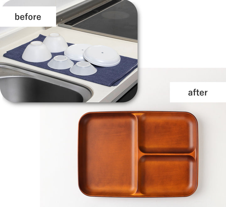 ランチプレート26.5cmSEEプラスチック