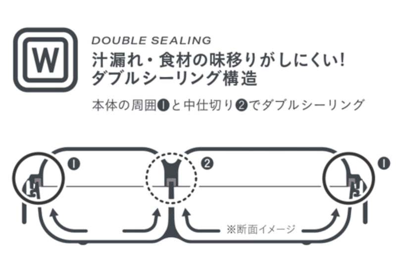 弁当箱1段400ml盛り付けしやすい弁当箱ドームマン