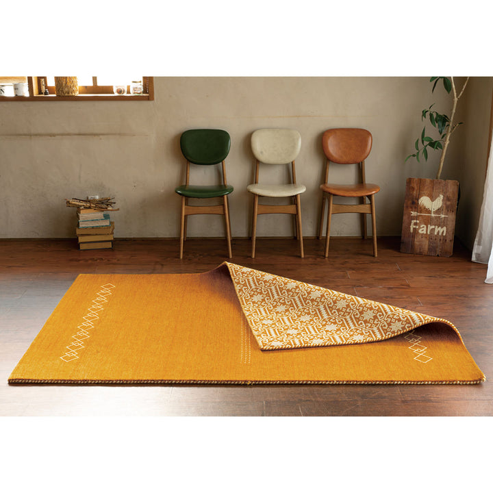 ラグインド製ロリギャッベ200×250cmリバーシブル