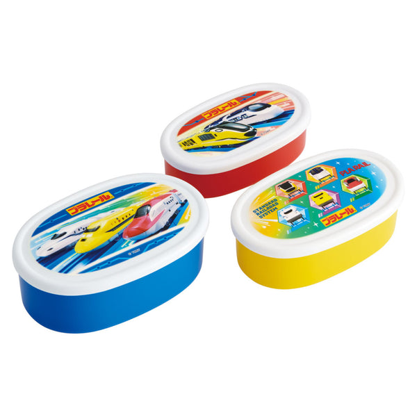 弁当箱3個セット抗菌シール容器プラレール24