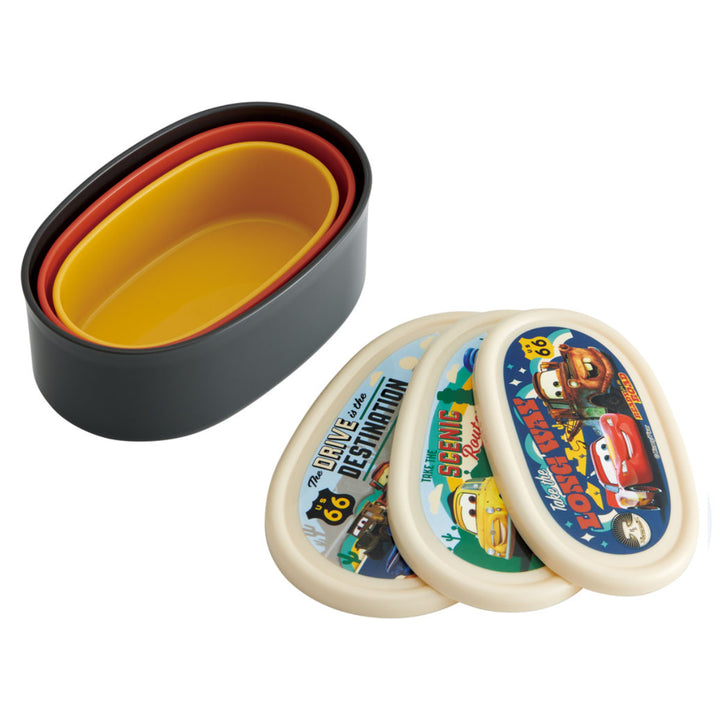 弁当箱3個セット抗菌シール容器カーズ24