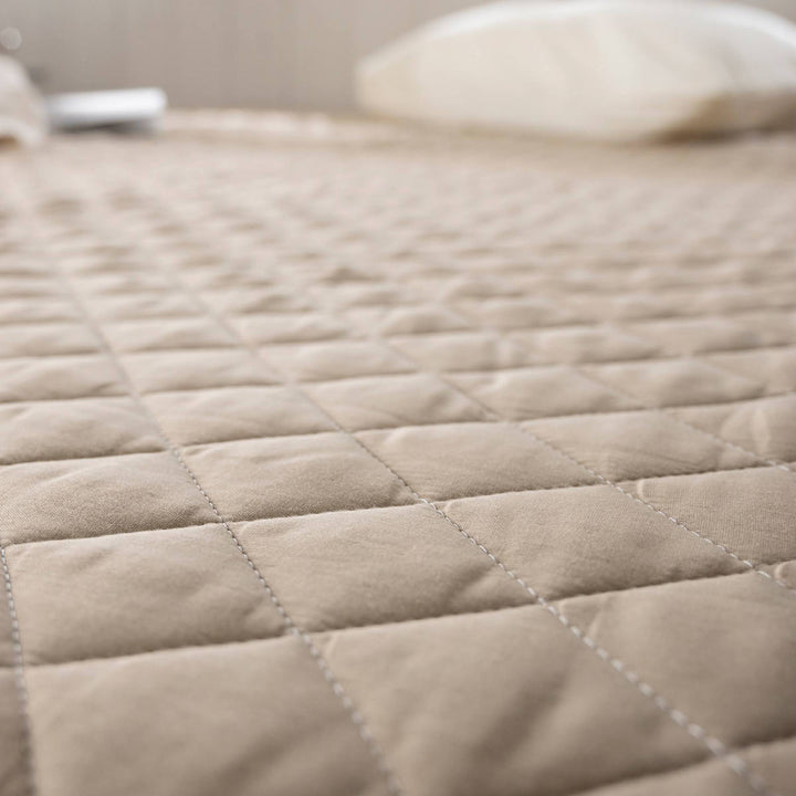 敷きパッドシングルFabtheHomeダブルガーゼ綿100％