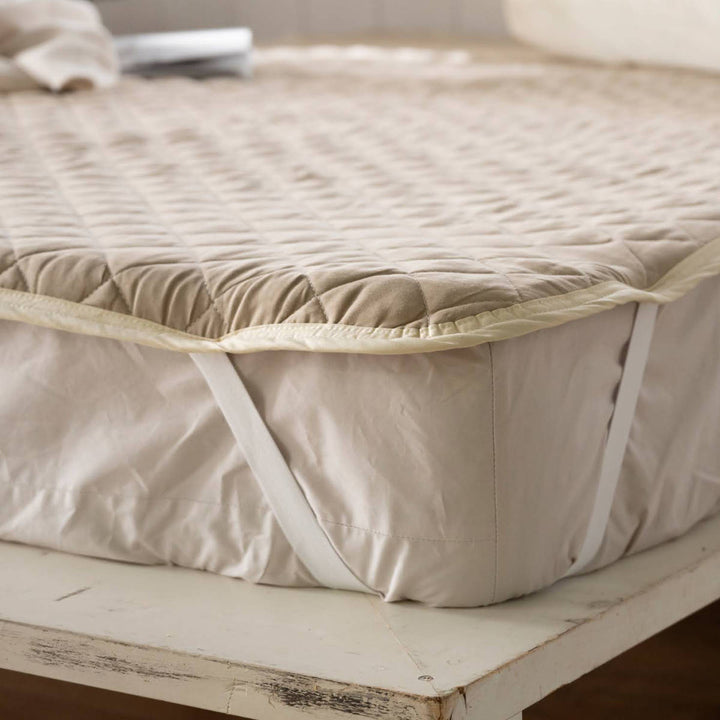 敷きパッドセミダブルFabtheHomeダブルガーゼ綿100％